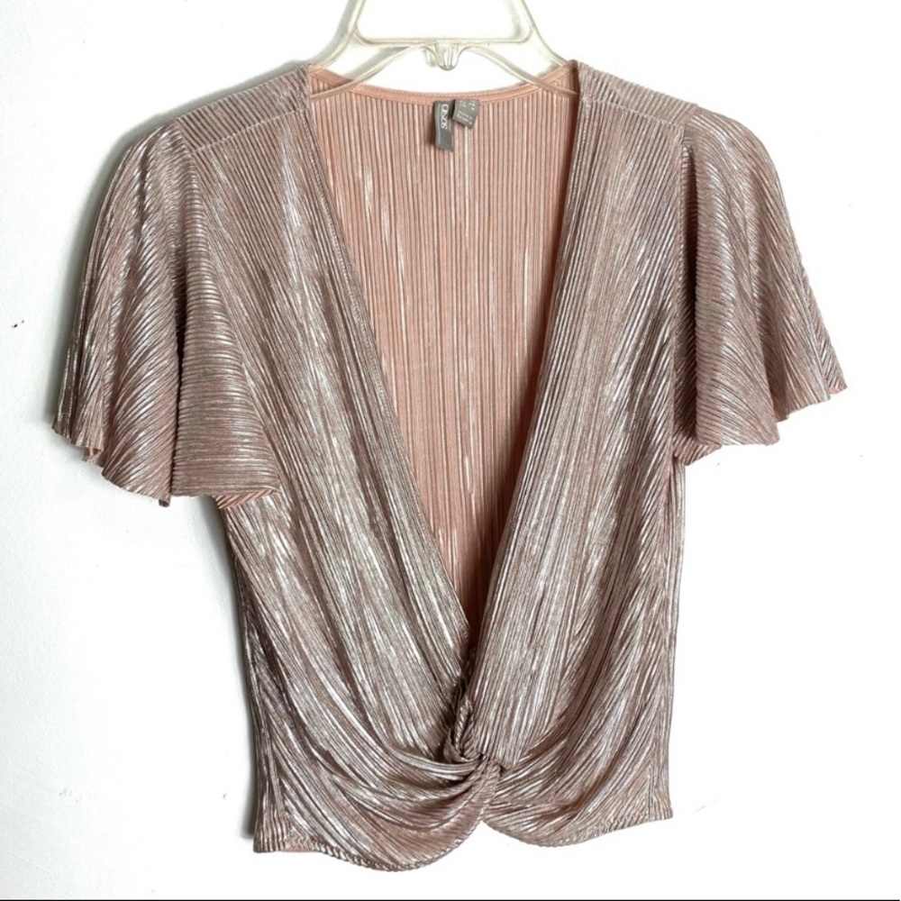 Shimmery champagne-colored, ASOS going-out top